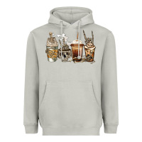 Moon Dust skeleton coffee Heavyweight Hoodie - Jasminsmagicworld