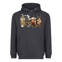 Smoke skeleton coffee Heavyweight Hoodie - Jasminsmagicworld