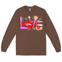 Chestnut makeup artist t  shirt makeup artist love cosmetician fashion t  shirt Long Sleeve Tee - linhVisuals