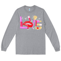 Heather Grey makeup artist t  shirt makeup artist love cosmetician fashion t  shirt Long Sleeve Tee - linhVisuals