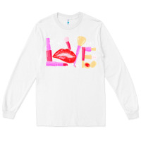 White makeup artist t  shirt makeup artist love cosmetician fashion t  shirt Long Sleeve Tee - linhVisuals
