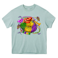 Arona mardi gras lips olivia Heavy Core Tee - OliviaCreatesArt