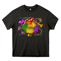 Asphalt mardi gras lips olivia Heavy Core Tee - OliviaCreatesArt