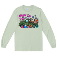 Matcha happy easter day truck Long Sleeve Tee - CowhideDigitalArt