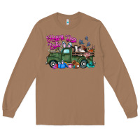 Toasted Coconut happy easter day truck Long Sleeve Tee - CowhideDigitalArt