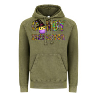 Vintage Olive Candy Inspector Vintage Hoodie - CowhideDigitalArt