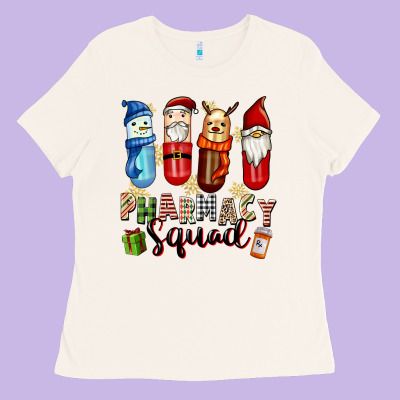 Pharmacy Squad Christmas Ladies Tee Designed By Fadigitalartstudio