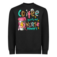 Black coffee gives me nurse powers Heavyweight Sweatshirt - Jasminsmagicworld