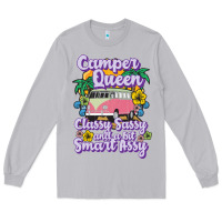 Moon Dust camp camping camper queen classy sassy and a bit smart assycamper camp Long Sleeve Tee - linhVisuals