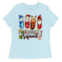 Baby Blue pharmacy squad christmas Ladies Tee - FaDigitalArtStudio