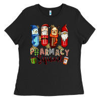 Black pharmacy squad christmas Ladies Tee - FaDigitalArtStudio