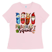 Bubblegum Pink pharmacy squad christmas Ladies Tee - FaDigitalArtStudio
