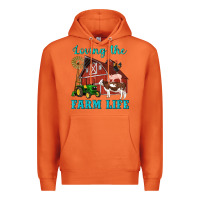 Carrot western loving the farm life barn cow pig rooster tractor wind wheel Premium Hoodie - Artiststas