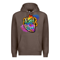 Coffee love is love pride Premium Hoodie - Jasminsmagicworld