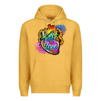 Mustard love is love pride Premium Hoodie - Jasminsmagicworld