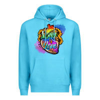 Ocean Blue love is love pride Premium Hoodie - Jasminsmagicworld