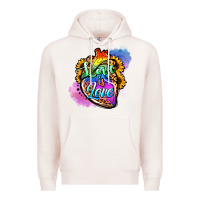 Pale Pink love is love pride Premium Hoodie - Jasminsmagicworld
