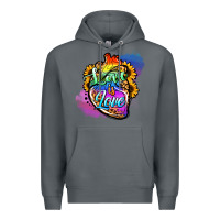 Rock love is love pride Premium Hoodie - Jasminsmagicworld