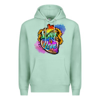 Seafoam love is love pride Premium Hoodie - Jasminsmagicworld