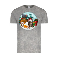 Christmas Pig With Chicken Vintage Tee | Teevron
