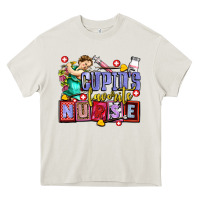 Cream cupids favorite nurse olivia Heavy Core Tee - OliviaCreatesArt