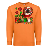 Carrot merry pawmas christmas bulldog Premium Sweatshirt - Jasminsmagicworld