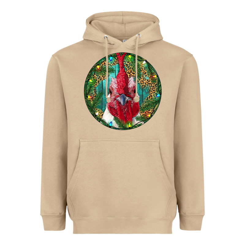 Roaster Head Christmas Heavyweight Hoodie by RanaPortraitStore | Teevron