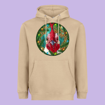 Roaster Head Christmas Heavyweight Hoodie Designed By Ranaportraitstore