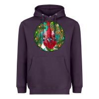 Plum Roaster Head Christmas Heavyweight Hoodie - RanaPortraitStore