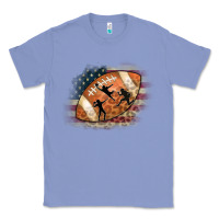 Colony Blue American Football Flag Players Classic Tee - CowCowDesign