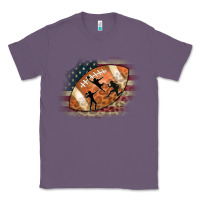 Lavender American Football Flag Players Classic Tee - CowCowDesign