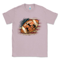 Lilac American Football Flag Players Classic Tee - CowCowDesign
