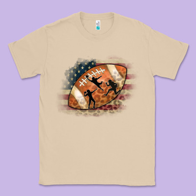 American Football Flag Players Classic Tee Designed By Cowcowdesign