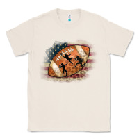 Natural American Football Flag Players Classic Tee - CowCowDesign