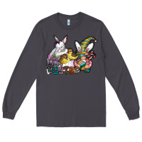 Smoke Happy Easter Long Sleeve Tee - CowhideDigitalArt