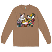 Toasted Coconut Happy Easter Long Sleeve Tee - CowhideDigitalArt