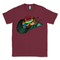 Burgundy aztec sunflower cowboy hat Classic Tee - Jasminsmagicworld