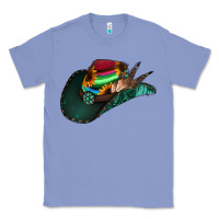 Colony Blue aztec sunflower cowboy hat Classic Tee - Jasminsmagicworld