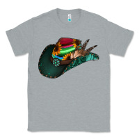 Heather Grey aztec sunflower cowboy hat Classic Tee - Jasminsmagicworld