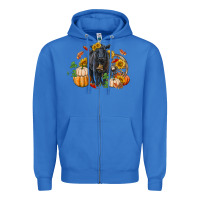 True Royal Fall black angus Zipper Hoodie - RanaPortraitStore