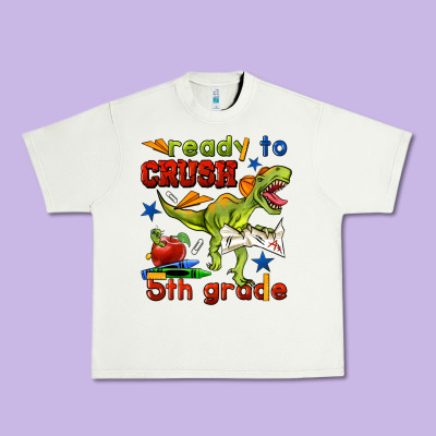 Ready To Crush 5th Grade Urban Heavy Tee Designed By Bundleandbundleshop