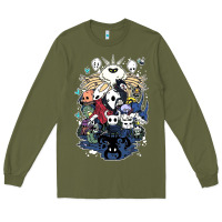 Army Green hollow knight fan art Long Sleeve Tee - linhVisuals