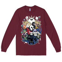 Burgundy hollow knight fan art Long Sleeve Tee - linhVisuals