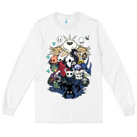 White hollow knight fan art Long Sleeve Tee - linhVisuals