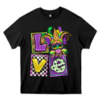 Black love mardi gras Heavy Core Tee - OliviaCreatesArt