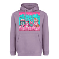 Lavender pink christmas coffee Heavyweight Hoodie - Jasminsmagicworld