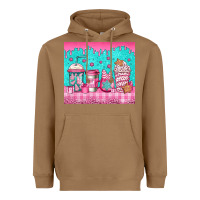 Toasted Coconut pink christmas coffee Heavyweight Hoodie - Jasminsmagicworld