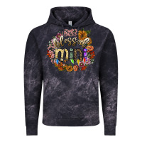 Cloud Black blessed mini Vintage Hoodie - SublimationCraftShop