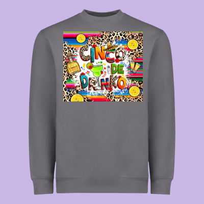 Cinco De Drinko Heavyweight Sweatshirt Designed By Ranaportraitstore