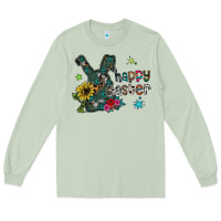 Matcha Happy Easter Long Sleeve Tee - CowhideDigitalArt